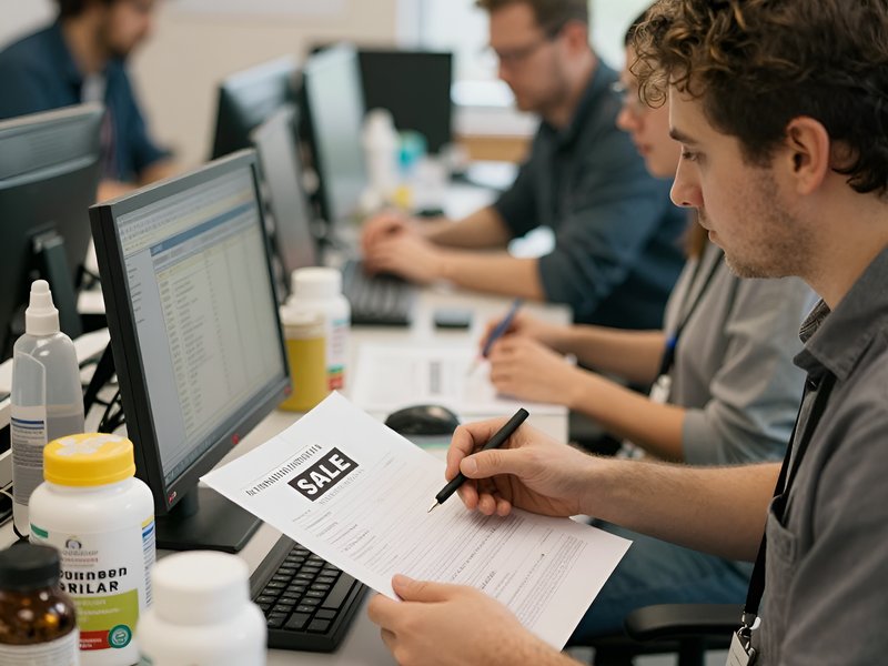 Команда Маркет Аккаунтов работает над настройкой платежных аккаунтов для рекламных кампаний в нише нутры